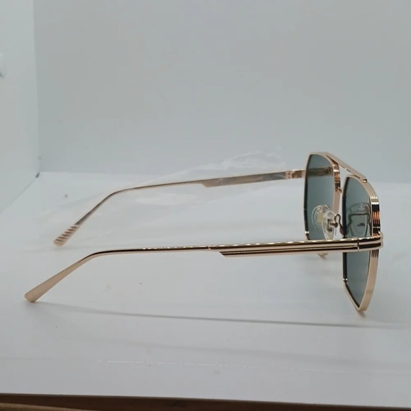 NWT WOMEN'S SOJOS HEXAGON SUNGLASSES 1161 GOLD - Picture 4 of 4